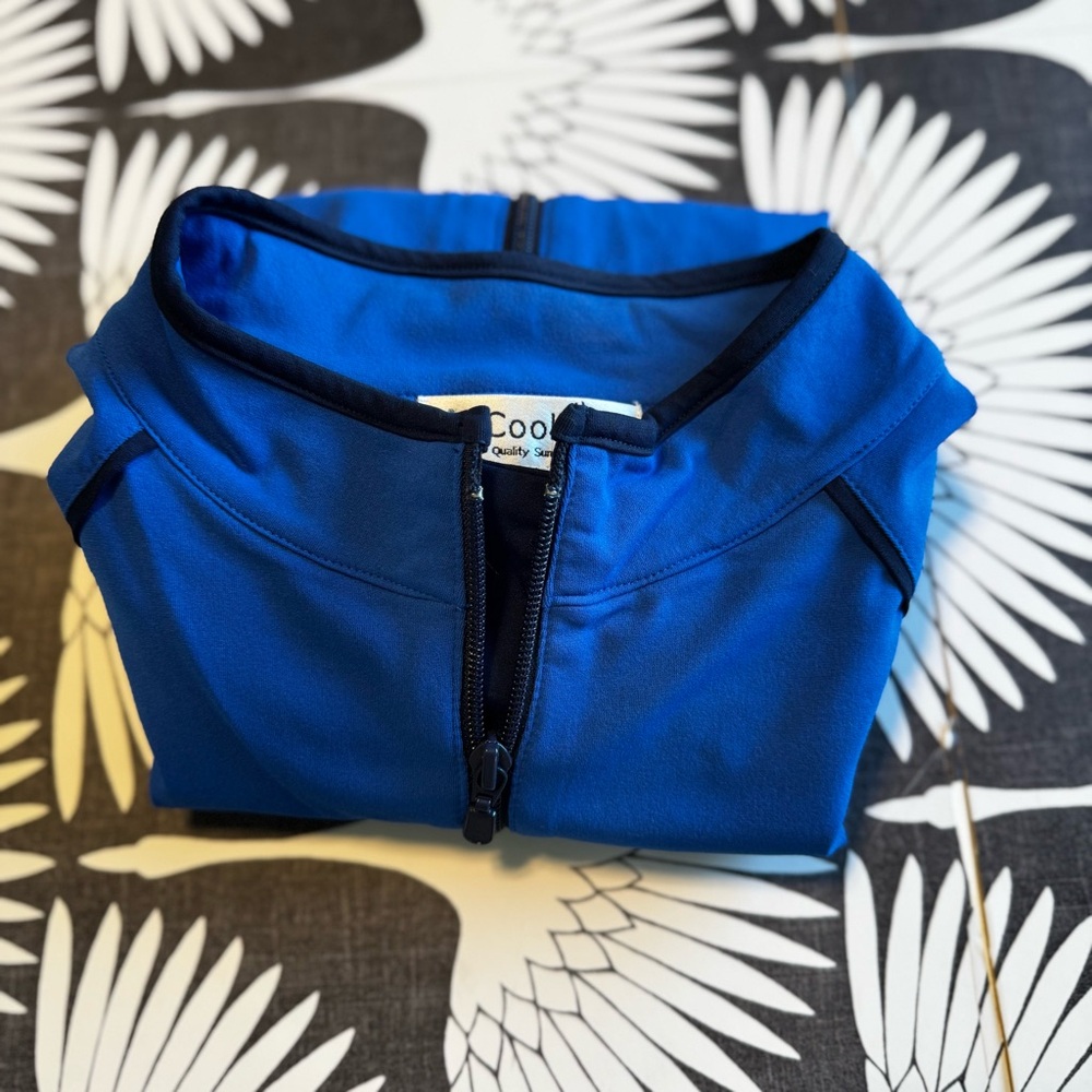 Coolibar Jacket Mens Extra Large Blue Performance UPF 50‎ Full Zip XL - Picture 8 of 8